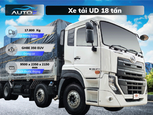 Bảng giá xe tải UD 18 tấn